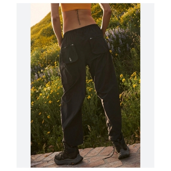 Free People Fly By Night Cargo Pants Black - Picture 5 of 9